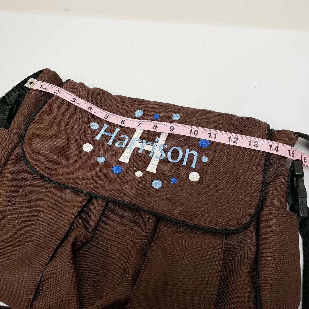 Precious Cargo Baby Boy Embroidered Name Harrison Diaper Bag NWOT
